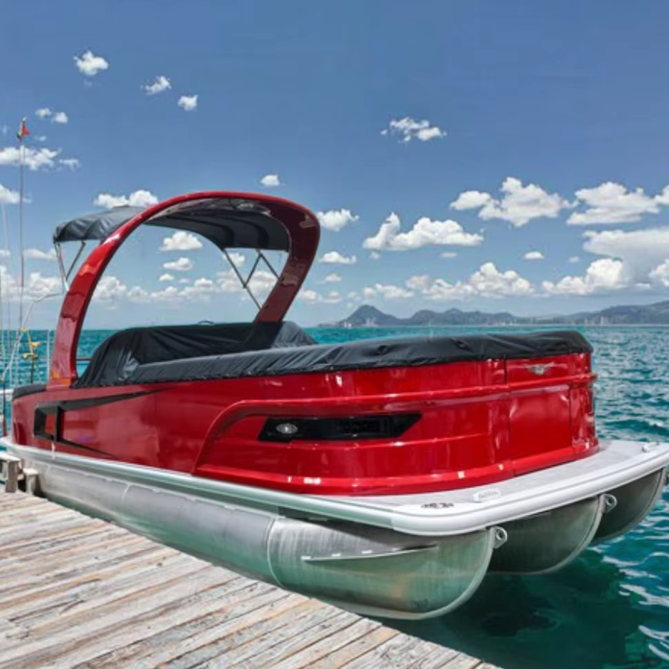 Luxury Kinocean 27ft Sport Series Pontoon Boat with High-end Design